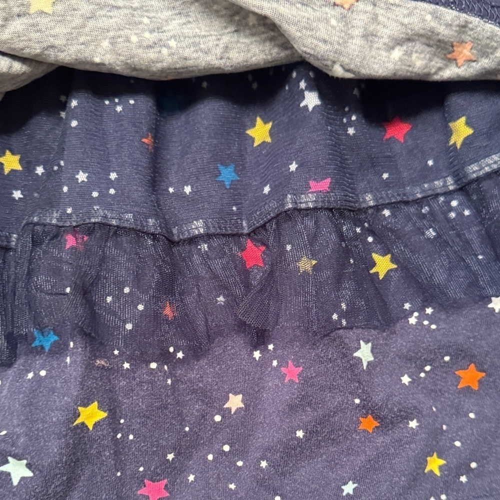 Hanna Andersson Purple Starry Layered Dress - Picture 3 of 4